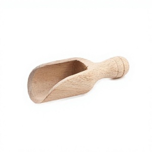 Cuillère de service en bois écologique personnalisée pour sel de bain, café, sucre et usage en cuisine - Product Image 1