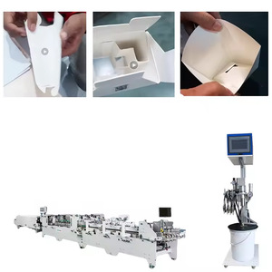 Machine de pulvérisation de colle à froid Nantong 980*950*1100, équipement semi-automatique de pliage et de collage de cartons pour la fabrication de boîtes - Product Image 2