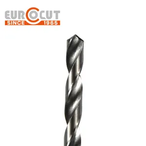 EUROCUT Din338 yuvarlak şaft HSS 4241 delik kesme tamamen Metal ahşap PVC için zemin delme bit