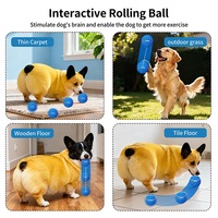 Balle interactive intelligente rechargeable pour chien, jouet télécommandé avec 3 modes de jeu (mouvement/saut/interactif) pour soulager l'ennui