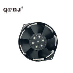 Ventilateur axial QFDJ 18 pouces à pales en fer, roulement à manchon, électrique, noir, pour le refroidissement des stations de charge - Product Image 1