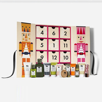 Calendrier de l'Avent personnalisé HOT, vide, en carton de luxe, emballage cadeau en papier, emballage cosmétique, compte à rebours, calendrier de l'Avent de Noël