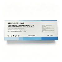 Pochette d'emballage stérilisable auto-scellante pour les services médicaux, dentaires, de beauté et de manucure pour un environnement stérile