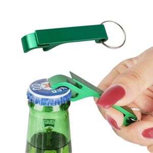 Décapsuleur de bouteille de bière portable, porte-clés pratique, décapsuleur de poche en alliage d'aluminium coloré, porte-clés - Product Image 2