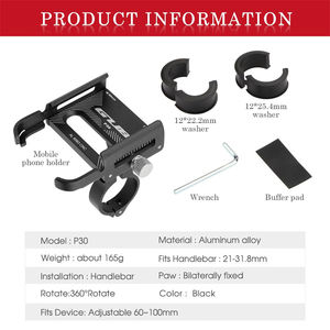 <span class=keywords><strong>Support</strong></span> de téléphone pour vélo en alliage d'aluminium, <span class=keywords><strong>support</strong></span> de téléphone étanche pour guidon, accessoire <span class=keywords><strong>VTT</strong></span>, <span class=keywords><strong>support</strong></span> de téléphone pour vélo, <span class=keywords><strong>support</strong></span> de téléphone pour la conduite à vélo - Product Image 3