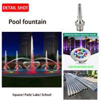 Fuente Musical Redonda Programable Personalizada Chaohua, Sistema de Espectáculo de Agua Danzante Decorativo a Gran Escala con Luces LED RGB