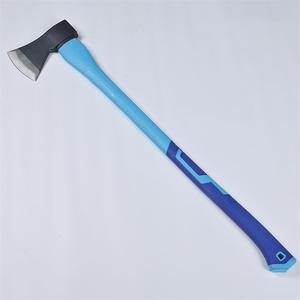 Haute teneur en carbone 45 #   Hache de pompier en acier forgé de 3,5 lb avec manche en fibre de verre de 90 cm - Product Image 4