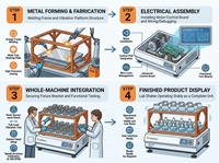 Incubadora con Sistema de Control Termostático de Pequeña Capacidad, Agitador Vertical de Alta Velocidad para Laboratorio, Fabricada en China