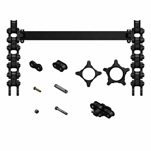 High Strength Wear Resistant Heavy Duty Alloy Steel <b>Power</b> <b>Transmission</b> LC 5154 48 B Conveyor Chains Automotive Painting Systems - Product Image 1