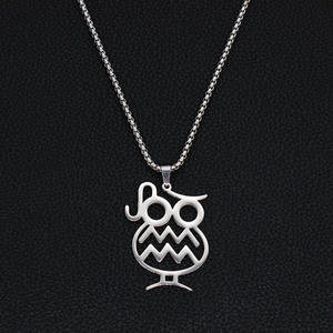 Collier de basket-ball de rue Hip Hop en acier inoxydable pour homme par Star Chris <span class=keywords><strong>Paul</strong></span> Style géométrique vintage classique pour cadeau - Product Image 2