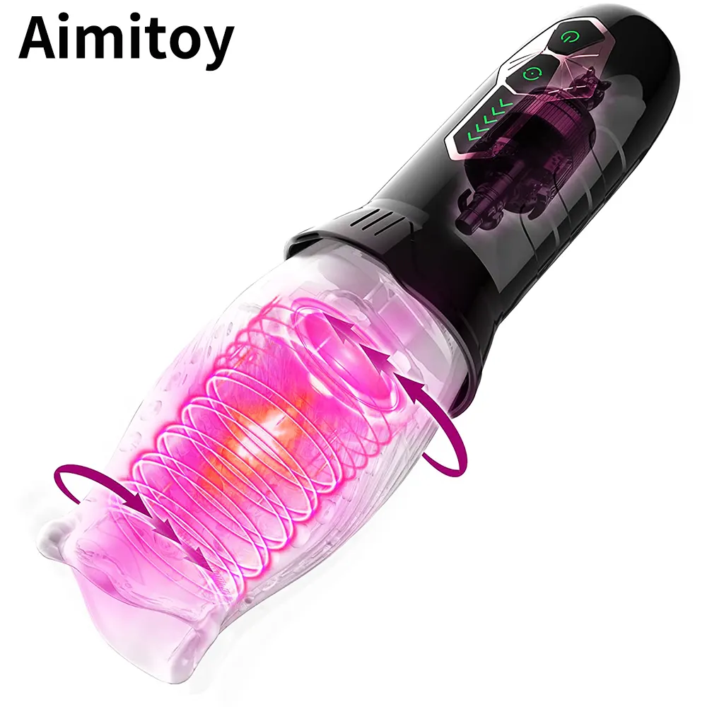 Aimitoy Gawk 3000 Auto Remote Electric Men Masturbation Cup Rotation male toy for man Sex toys Male Masturbator