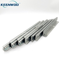 Glissières télescopiques robustes et silencieuses pour table à manger, rails coulissants faciles à installer pour meubles de cuisine et de salle de bain