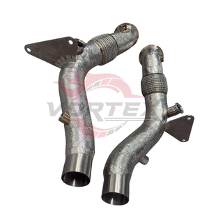 Tubo de Escape de Alto Rendimiento Vortex de Acero Inoxidable con Acabado Espejo para Ferrari F8 Tributo F8 Spider 3.9T V8 Twin Turbo - Product Image 5