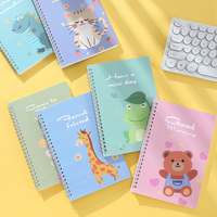 Fabricant A5 spirale couverture rigide Anime carnet de notes couverture de papier journal bloc-notes pour école bureau enfants filles étudiants