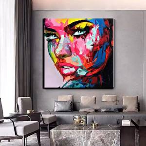 Professionnel personnalisé <span class=keywords><strong>Pop</strong></span> <span class=keywords><strong>Art</strong></span> personnes célèbres peint à la main peinture à l'huile de la photo - Product Image 4