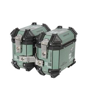 Ensemble de 3 valises latérales en aluminium de 18 L, <span class=keywords><strong>top</strong></span> <span class=keywords><strong>case</strong></span> de 36 L/45 L pour moto <span class=keywords><strong>Honda</strong></span> CC110 PG-1, scooter, sacoches, coffre avec autocollants - Product Image 5