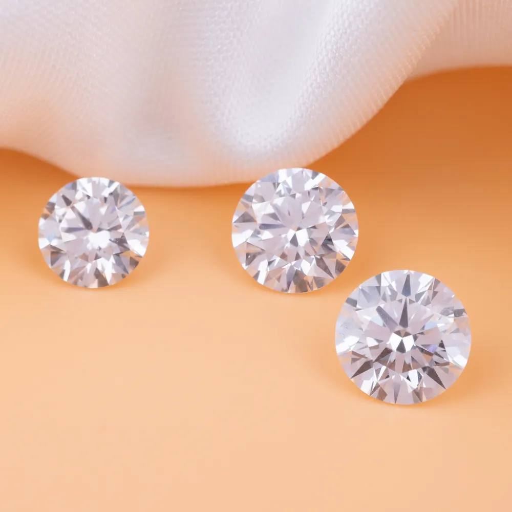 Nice Nova 1 Carat taglio rotondo bianco cvd diamante sciolto VS1 creazione di gioielli sciolti