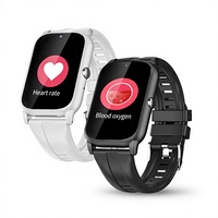 Montre connectée 4G pour personnes âgées avec suivi GPS, détection de chute, rappel de médicaments SOS, moniteur de tension artérielle pour seniors