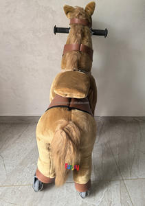 Mainan hewan berkuda anak-anak kuda mewah mekanik kelas komersial mainan hewan poni naik hewan untuk dijual - Product Image 4