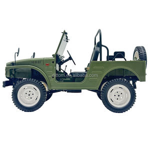WPL C-84 Jimny SJ10 1:10 <span class=keywords><strong>militaire</strong></span> RC <span class=keywords><strong>camion</strong></span> tout-terrain 2.4G <span class=keywords><strong>4X4</strong></span> amovible arrière toile RC escalade modèle de véhicule - Product Image 4