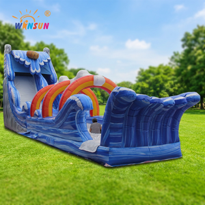 สวนน้ำเป่าลมกลางแจ้ง WINSUN ไนแองการา ฟอลส์ พร้อมสไลเดอร์น้ำพีวีซี - Product Image 1