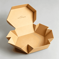 Majlis Takeaway-Behälter Einweg-Boxen für Gebratenen Reis, Gegrilltes Hähnchen, Halal Biryani, Mandi, Kabsa, Bukhari Blossom Faltbare Papierboxen