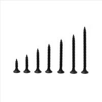 Clavos para paneles de yeso de buena calidad, tornillos de acero para montantes, embalaje a granel, vástago liso, punta de diamante afilada, recubrimiento amarillo