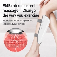Appareil de massage des jambes sans fil entièrement automatique, pression d'air, airbag, compresse chaude, charge USB, masseur de mollets