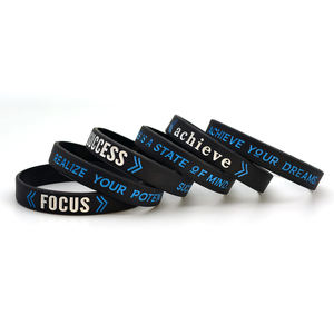 Succès atteint Focus motivationnel bracelets en silicone citations de <span class=keywords><strong>motivation</strong></span> événement fête motivationnel bracelets en caoutchouc - Product Image 5