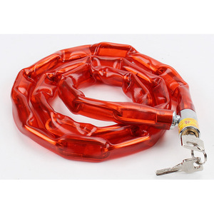 Candado para Cadena de Bicicleta de 120 cm, Hierro Galvanizado, Resistente al Agua, con Cuero, para Bicicleta, Bicicleta Eléctrica, Triciclo, Barandilla de Tienda - Product Image 1