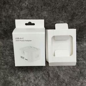 35W <b>USB</b> A+C Power Adapter Wall Charger UK <b>Plug</b> Quick Fast Charger PD Phone Charger with Box Package - Product Image 1