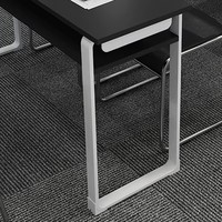 Bureau et chaises doubles en métal moderne pour l'école, la salle de classe et le bureau à domicile