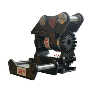 Godet d'excavatrice hydraulique GJEM avec coupleur rapide inclinable, fonction d'inclinaison à 180 degrés, type S GJTH3200 5T-8T, couple de 3200 Nm - Product Image 1