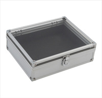 APC004 Nouveaux modèles de haute qualité, valise de transport professionnelle transparente en aluminium personnalisée