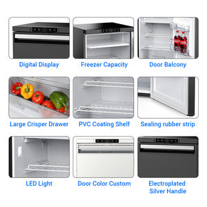 TIEFU R65 Glacière électrique de <span class=keywords><strong>camping</strong></span> tout-terrain à deux zones Compresseur <span class=keywords><strong>Mini</strong></span> réfrigérateur vertical 12V Contrôle par application pour <span class=keywords><strong>camping</strong></span>-<span class=keywords><strong>car</strong></span> caravane - Product Image 4