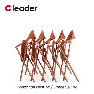 Chaise de conférence ergonomique moderne en PP coloré, pliable <span class=keywords><strong>et</strong></span> empilable, pour la maison, le bureau, l'école, l'hôtel ou l'hôpital - Product Image 3