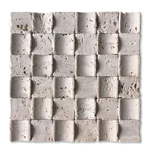 Mosaico de Piedra Blanca para Pared, Adhesivo de Mármol Natural, Diseño de Arco, Revestimiento de Pared, Ladrillo Cultural, Azulejo Cerámico - Product Image 1