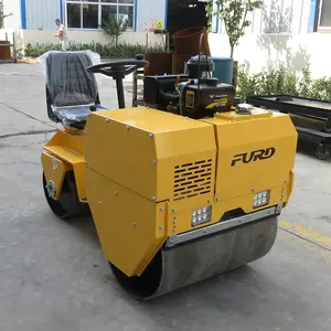 더블 드럼 진동 롤러 진동 토양 compactors 부드러운 드럼 롤러 FYL-855