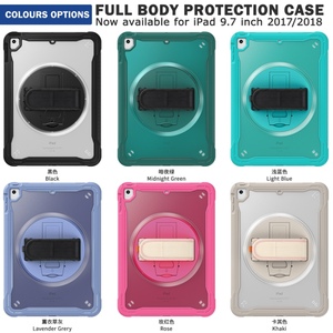 Étui robuste antichoc en TPU avec béquille pour <span class=keywords><strong>iPad</strong></span> <span class=keywords><strong>Air</strong></span> <span class=keywords><strong>2</strong></span>, étui universel pour tablette pour <span class=keywords><strong>iPad</strong></span> Pro 9,7 pouces 2017 2018 - Product Image 6