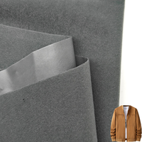 Tissu en velours enduit de TPU 100% polyester imperméable, résistant à l'eau, coupe-vent, léger, extensible, durable et doux pour vêtements