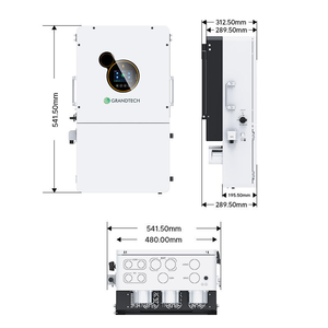 เครื่องแปลงไฟพลังงานแสงอาทิตย์แบบไฮบริด Srne 16KW SEI-16K-UH3 208V 220V/230V/400V ระบบออนกริด/ออฟกริด คลื่นไซน์บริสุทธิ์ - Product Image 1