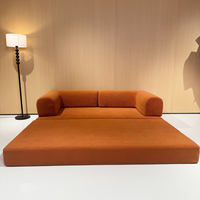 Canapé moderne modulaire en mousse compressée pour salon, convertible en lit, ensemble de meubles compressés sous vide