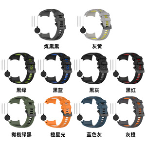 Nouvel arrivage <span class=keywords><strong>Garmin</strong></span> Instinct3 Smartwatch Bracelet Double Couleur Bracelet en Silicone Libération Rapide 45mm 50mm Bracelet Mode - Product Image 2