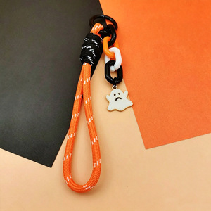HLC New Halloween Keychain Charms, Pumpkin & Ghost Pendant <b>Phone</b> <b>Lanyard</b>, Multi-purpose Bag Hanging Ornament Decorative Jewelry - Product Image 4