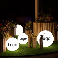 Lámpara Globo LED RGB de Plástico Rotomoldeado, Impermeable IP65, 40cm, 16 Colores Cambiantes, Control Remoto, Luz Decorativa para Hogar y Fiestas