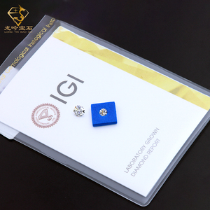 Junyuan IGI証明書ラボ成長ダイヤモンド4CT 6CT 8CT VVSダイヤモンド卸売HPHT CVDダイヤモンドリング用 - Product Image 1