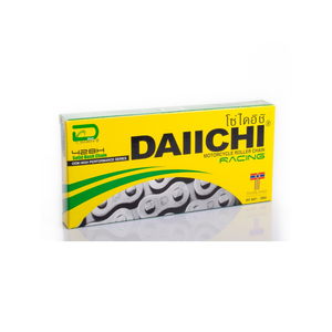 Cadena de transmisión de motocicleta de alta calidad, cadena de transmisión de 428H con estilo de arbusto sólido, hecha en Tailandia - Product Image 1