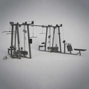 Équipement de gym d'occasion, machine à câble compacte pour fitness aquatique, configuration complète, pour entraînement de tennis commercial et utilisation à domicile - Product Image 4
