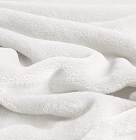 Explosive Sale New Designer Verschiedene Arten von Diy können wiederholt angepasst werden 100% Polyester Nerz Flanell White Throw Blanket