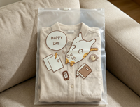 Sacs à fermeture éclair en CPE mat givré personnalisés, résistants aux déchirures, pour usage intensif, ouverture facile, présentation et rangement de vêtements